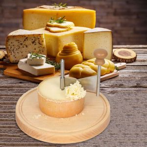 LIANG Đa chức năng Bằng gỗ Nhà bếp Đĩa Hướng dẫn sử dụng Dụng cụ cắt hình hoa Máy cắt phô mai Dụng cụ cắt phô mai Dụng cụ nạo sô cô la