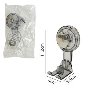 Suction Cup Toothbrush Holder Wall-mounted Without Drilling Electric Toothbrush Holder Transparent Mouthwash Cup