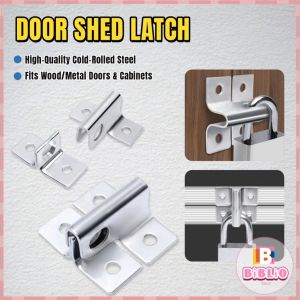 Biblio Steel Hasp Staple Gate Door Shed Latch Lock Safety Lock Metal Padlock Staple Hasp 1Pc