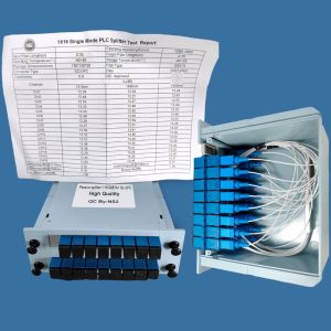 passive splitter 1:16 lengkap box / splitter box 1 16 fiber optic NS2