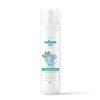 Xịt kháng khuẩn Dizigone Baby chính hãng hỗ trợ vệ sinh tay chân đồ chơi đồ dùng phòng bệnh cho bé