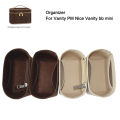 Masukkan penganjur beg untuk VANITY PM Nice BB Nano , beg tangan mewah wanita Tote Travel Inner Purse, pembentuk beg Liner kosmetik. 