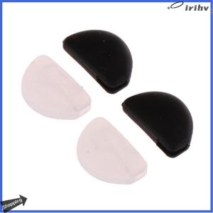 【jianzhanqinl】 แผ่นแปะจมูกแว่นตาบางๆ1คู่แผ่นติดจมูกซิลิโคนกาวแผ่นจมูกใสกันลื่น