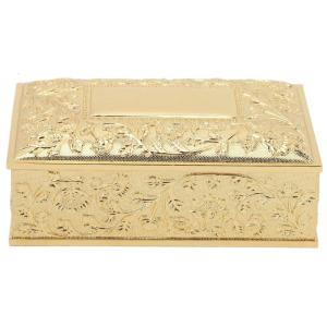 Cổ điển cổ điển tổ chức hộp với nhanh chóng lật Top và compartmentalized lưu trữ cho Mặt dây chuyền ghim hoa