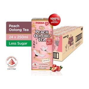 Pokka Peach Oolong Tea (24 x 250ML) - Case