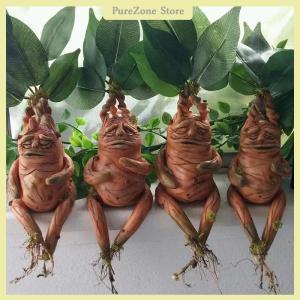 [PureZone] Mandrake Grass Resin Statue Landscape Ornament Art Figurine Crafts for Garden
