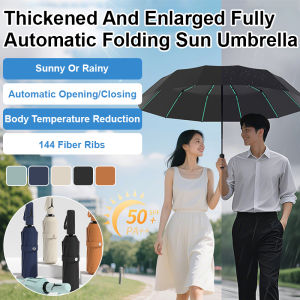 Large rubber thickened rain and sunny dualuse umbrella