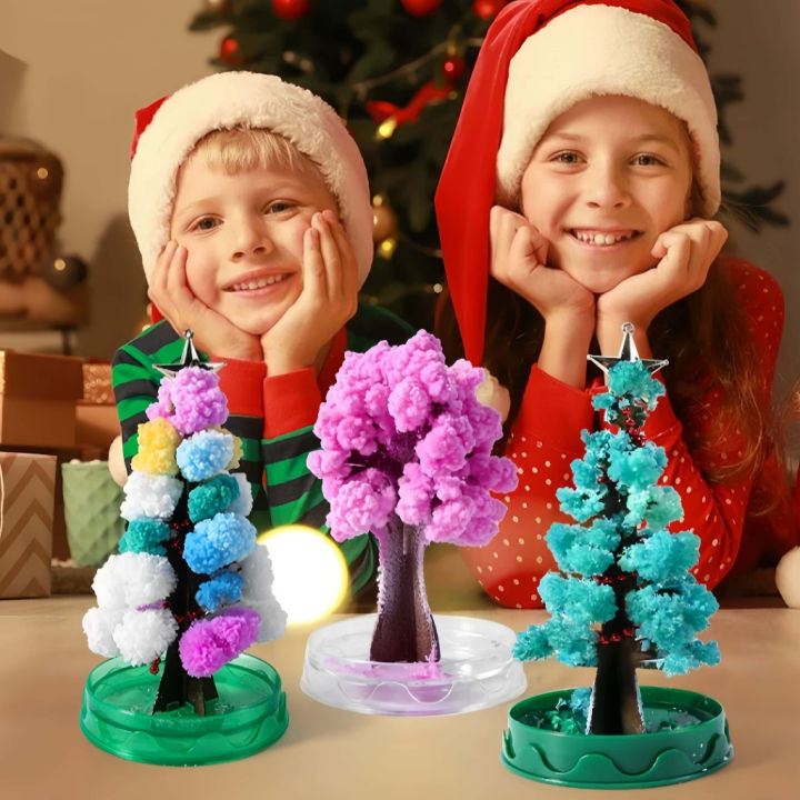 Magic Growing Christmas Tree Sakura Crystal Trees DIY Science