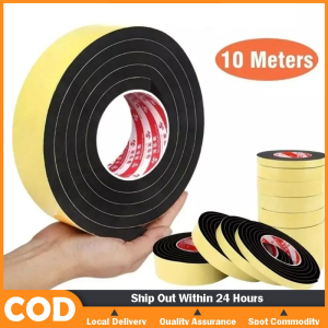 Single Sided Adhesive Waterproof Weather Stripping Foam Sponge Rubber Strip Tape For Window Door Seal Strip Durable