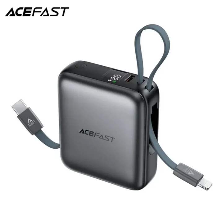 [CCC Power Bank] Acefast M23 Power Bank 10000mAh PD 22.5W Built-In Dual ...