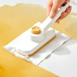 ECOCOKU แบบพกพาได้ ไม้ถูพื้นหมุนได้ขนาดเล็ก การหมุน360 อุปกรณ์อเนกประสงค์ ม๊อบเช็ดหน้า เครื่องมือทำความสะอาดคนขี้เกียจ พลาสติกทำจากพลาสติก ไม้ถูพื้นทำความสะอาดมือถือ บ้านในบ้าน