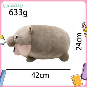 I Stationery หมูเด้ง Moo Deng plush ตุ๊กตาผ้าพลัฌ ตุ๊กตาสัตว์ Fluffty ของใหม่ นุ่มนุ่มๆ จี้กระเป๋าน่ารัก ของขวัญวันเกิดของขวัญ