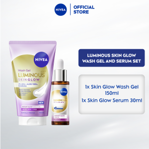 NIVEA Luminous630 Skin Glow Serum 30ml + NIVEA Luminous Skin Glow Wash Gel 150ML