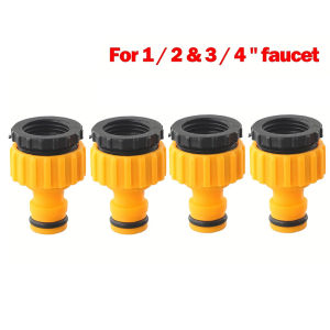 Universal 1/2" Quick Connect Garden Hose Connector for Watering Systems & Washing Machines