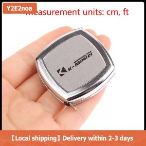 【Local shipping】 Innovative And Practical 2 Meters Pocket Portable Gift Compact Carry Around Cute Mini Steel Tape Measure Key Ring Hand Tool