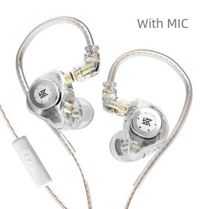 KZ EDX Pro Dynamic In Ear Earphone HIFI DJ Monitor Earphones with Microphone Gaming Earbud Sport NoiseCancelling Headset