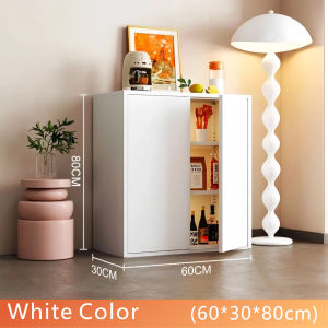 RISERO Locker Living Room Bedroom Wood Storage Cabinet Multifunctional Large Capacity Cabinet