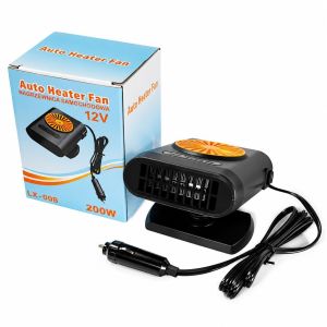 Portable Car Heater Windshield Defroster Defogger 2 In 1 Heating And Cooling Auto Heater Defrosting Demister 12V Car Interior Heating Fan Vehicle Accessories