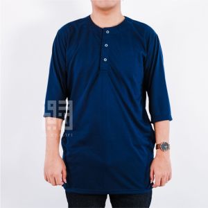 Baju Koko Kurta Pakistan Pria Muslim Polos Bahan Kaos Premium Lengan 3/4 Size S-XXL Termurah