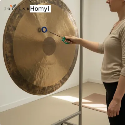 Homyl Professional Grade Dolphin Sound Gong Stick Double-Headed Gong Mallet Marine Mammal Tail Friction Mallet for Meditators Mindfulness Practitioners Meditation Practice