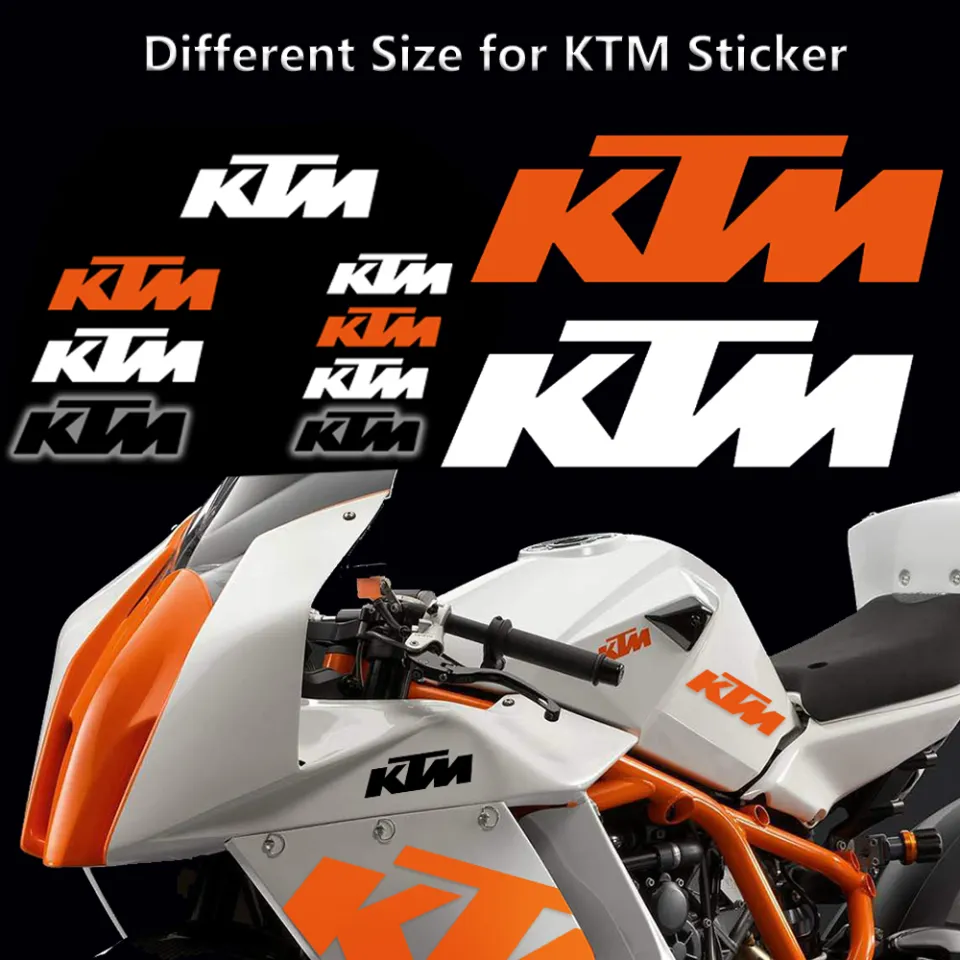 Ktm store helmet decals