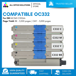 AOS Compatible Oki C332 Toner Cartridge for OKI MC363 C332dn Color Printer