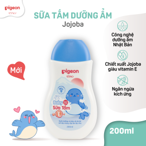 Sữa Tắm Gội Pigeon Jojoba / Hoa Hướng Dương 200ml