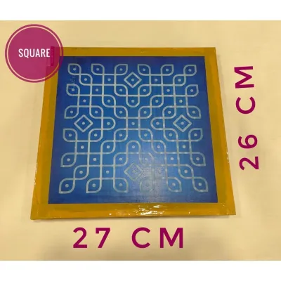 Wooden Rangoli Stencil Kolam Mold/Acuan
