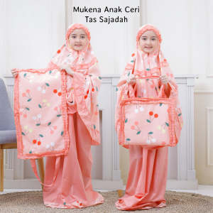 MUKENA ANAK KATUN CERI ( TAS SAJADAH )