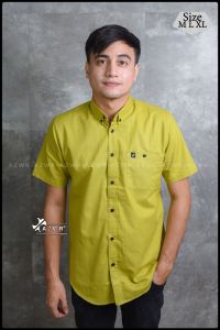KEMEJA PRIA LENGAN PENDEK / KEMEJA CASUAL / KEMEJA POLOS /  PREMIUM QUALITY