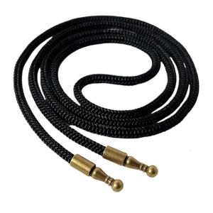 Nylon Bolo Tie Kits Tie Rope Crafting Supply With Metal Carved Pendant for Easy Personalizing Neck Making Kits