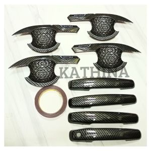 Paket Outer Handle Pintu Mobil Ertiga Lama 2012-2017 Carbon