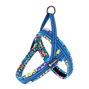 TRUELOVE Adjustable Pet Harness Soft Dog Harness Reflective Lightweight with Quick Release Buckle Soft Handle Comfortable for Dog