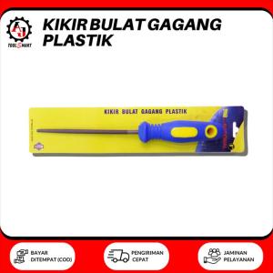 Kikir Bulat Gagang Plastik CPT National Ukuran 4" 5" 6" Mesin Gergaji