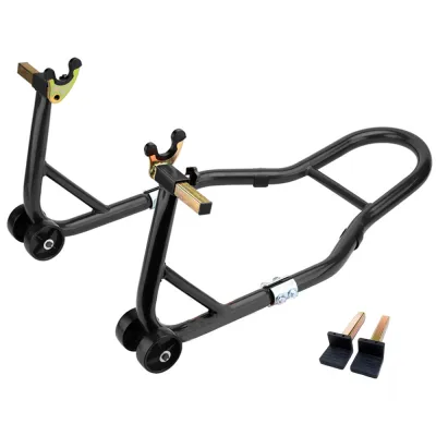 PMShop Motorcycle Racing Paddock Stand 2 In 1 (Swing Arm and Spool Type Holder) Heavy Duty Big Bike Paddock Stand Universal