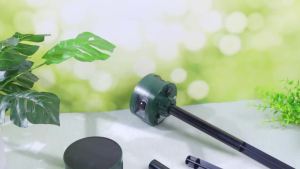 2 Pack Solar Ioor&Outdoor Motion Sensor Alarm Ultrasonic 360 °   Motion Detection Animal Deterrent Gunshot Noise Maker for Home Security 3 Modes