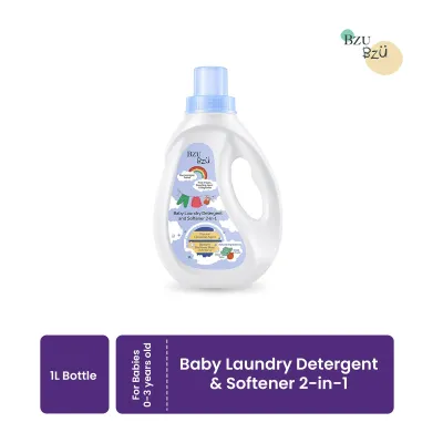Bzu Bzu Baby Laundry Detergent And Softener 2-In-1 1L
