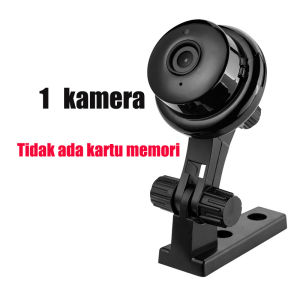 WiFi HD Family Security Camera Infrared Night Vision Smart Card Mesin Kamera IP Wifi Mini HD 1080P CCTV Nirkabel Kamera Dalam Ruangan Nightvision Dua Arah Audio Gerakan Deteksi Monitor Bayi V380/V380 Pro