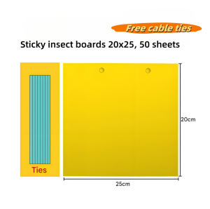 Double Sided Yellow Sticky Fly Trap Fly Paper Insect Fly Trap Sticky Board