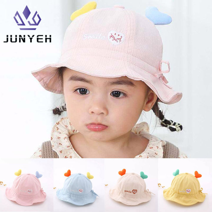 Keepersheep Baby Sun Bucket Hat - 100% Cotton Fisherman Style For Infant Boy & Girl Protection