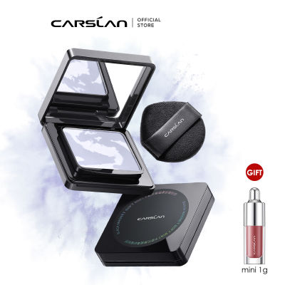 Phấn phủ trang điểm CARSLAN lâu trôi kiềm dầu 24 giờ 8g vỏ màu đen nam châm