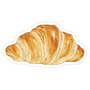 Coffee Bread Themed Note Paper Adheive Note Paper 30Sheets Unlined Small Writing Pad Notepads for Noting Journaling