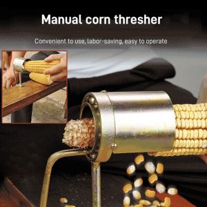 geegofirst Hand-operated corn thresher household small thresher