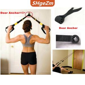 [COD] SHgeZm Pilates ống cao su vành đai đàn hồi sức đề kháng ban nhạc trên cửa Neo thể thao trong nhà