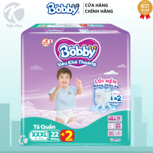 Tã Quần Bobby Ultra+ Full Size ( M96/L88/XL76/XXL70/XXXL22) Siêu Tiết Kiệm
