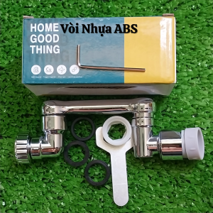 Vòi nước tăng áp Inox xoay 1080đ với 2 chế độ phun nước tiết kiệm chi phí