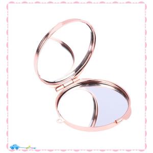 🔥【Flash Sale】🔥 พวงกุญแจกระจกแบบพับได้ขนาดเล็กทรงกลมทรงสี่เหลี่ยมกระจกเครื่องสำอางสองด้านพวงกุญแจกระจกโลหะกระจกแต่งหน้า