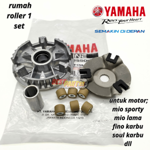 Rumah Roller  1Set  Yamaha Mio Soul karbu Mio Smile/mio sporty/fino karbu5Lw 5Tl  ygp Roller 1 set lengkap kualitas original ori asli