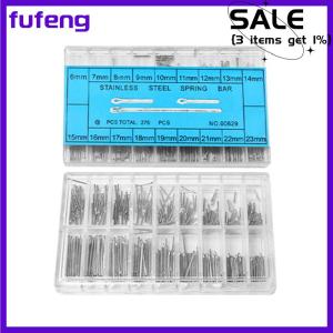 fufeng 360Pcs Ban Nhạc Đồng Hồ Chia Pins Với Hộp Thép Không Gỉ Đồng Hồ Dây Đeo Vòng Đeo Tay Liên Kết Pins Cotter Thanh Loại Đồng Hồ Công Cụ Sửa Chữa