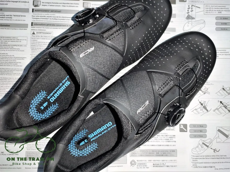 SHIMANO RC3 Road Indoor Outdoor Cycling Bike Shoes Black